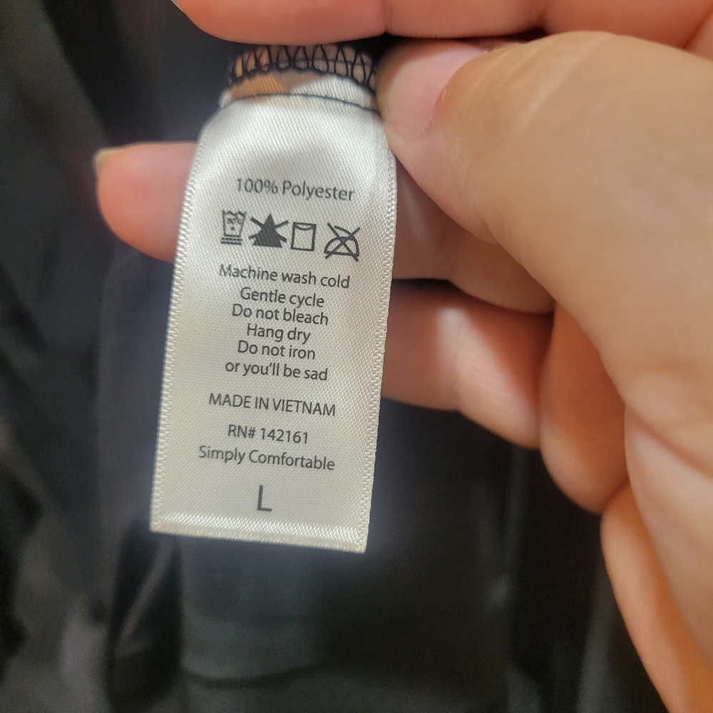 LuLaRoe Elegant Black Pleated Skirt, Size L - Picture 4 of 4